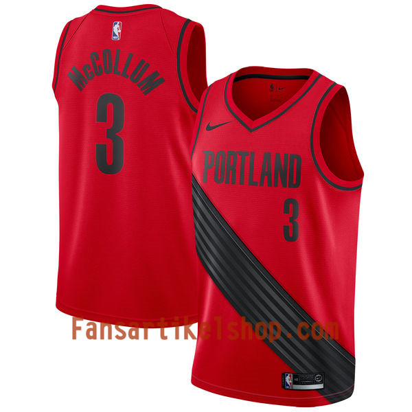 NBA Portland Trail Blazers Trikot CJ McCollum 3 Nike 2017-18 Rot Swingman - Herren NBA Portland Trail Blazers Trikot CJ McCollum 3 Nike 2017-18 Rot Swingman - Herren